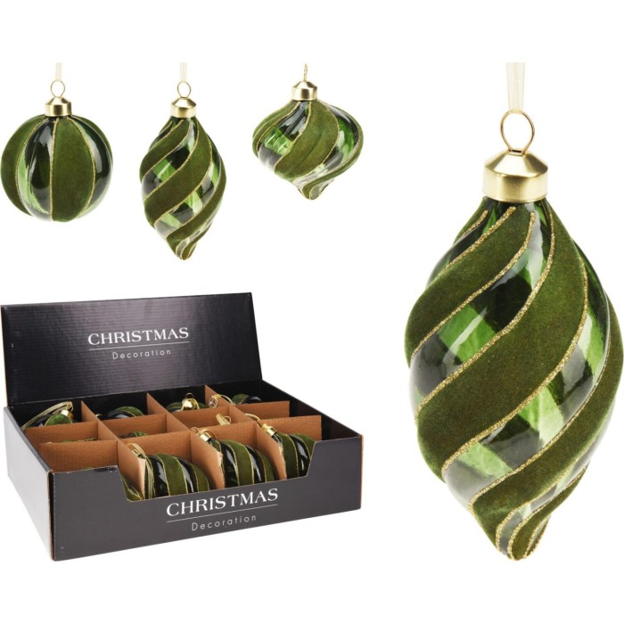 PENDENTE VETRO 812CM VERDE 3A